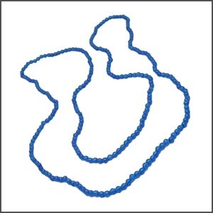 🌲10/$20. Small Blue Beads Infinity Necklace. NWOT